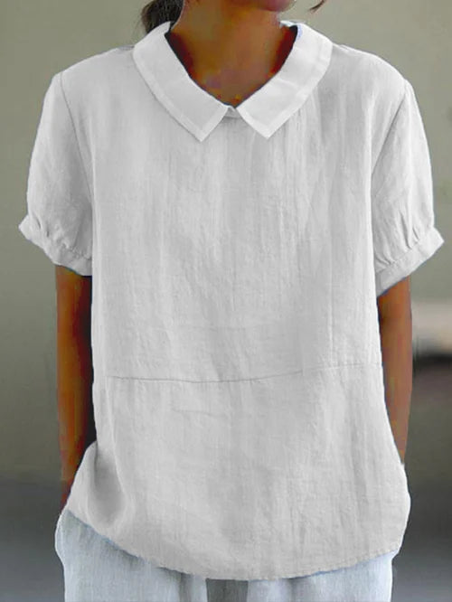 Deborah | Blouse met losse kraag