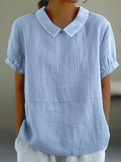 Deborah | Blouse met losse kraag