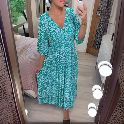 Elsa | Boho geprinte jurk 