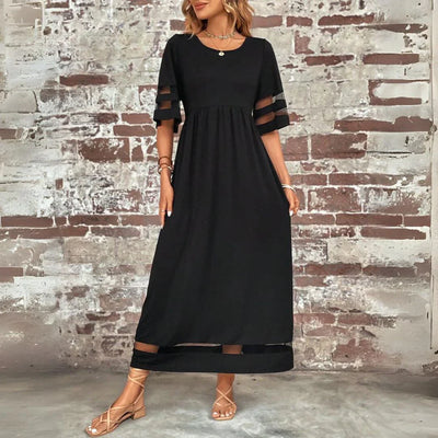 Evelyn | Elegante maxi-jurk met buikbedekking