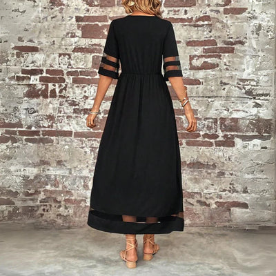Evelyn | Elegante maxi-jurk met buikbedekking
