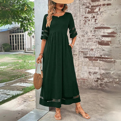 Evelyn | Elegante maxi-jurk met buikbedekking