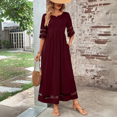 Evelyn | Elegante maxi-jurk met buikbedekking
