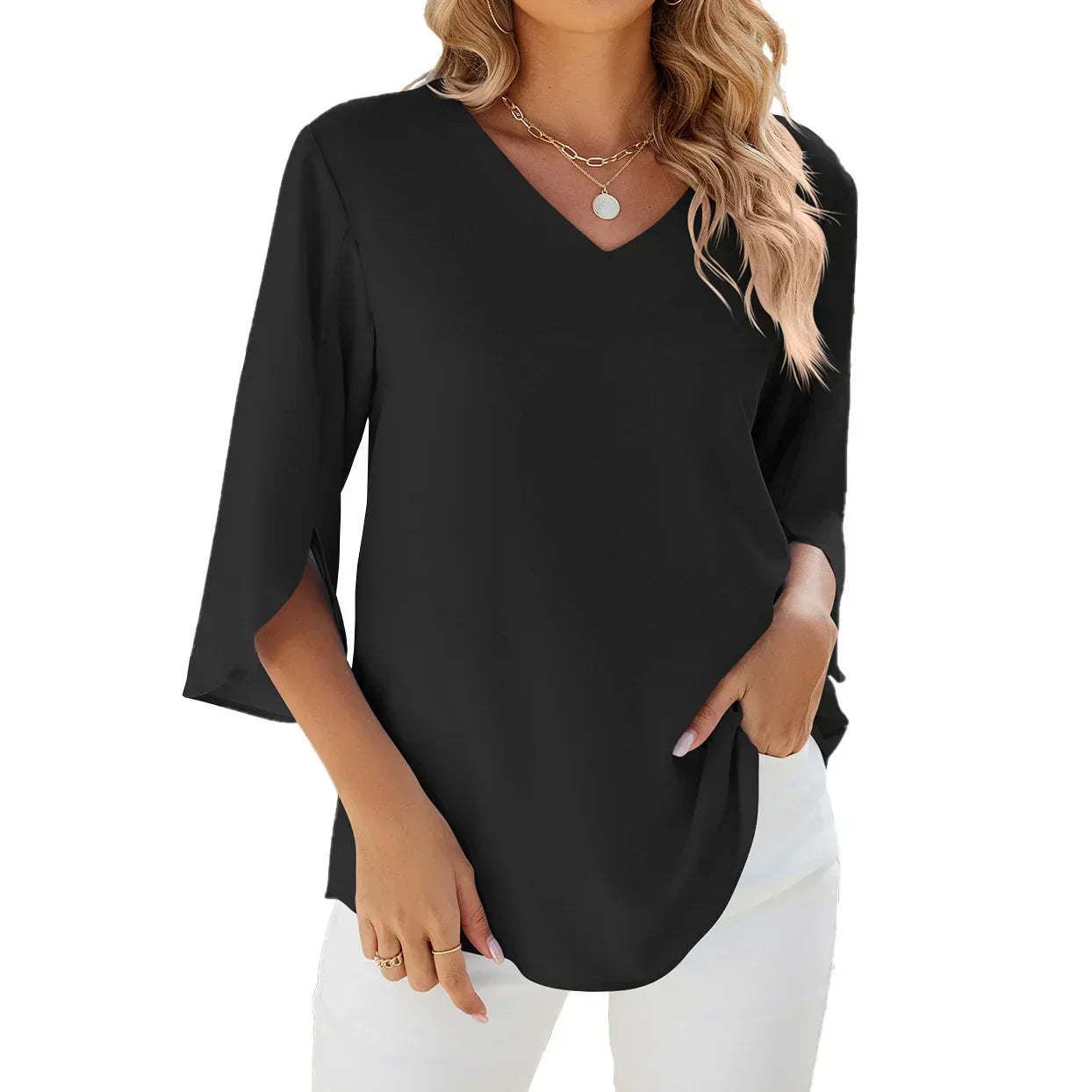 Helen | V-hals blouse 