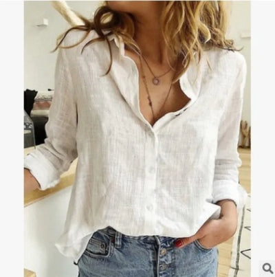 Kaia | Shirt met lange mouwen en vogelprint 