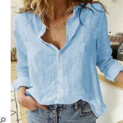 Kaia | Shirt met lange mouwen en vogelprint 