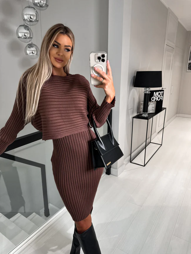 Britanny™ - Mouwloze jurk met truiset 