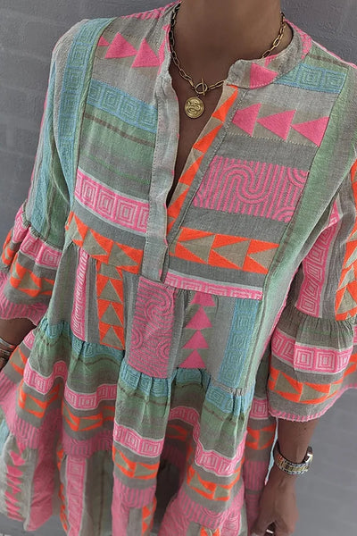 Lola | Patterned Autumn Dress