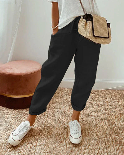 Lulu | Lichtgewicht broek