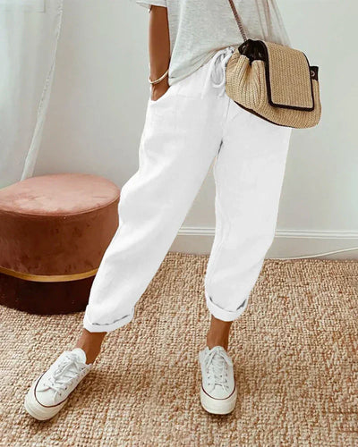 Lulu | Lichtgewicht broek