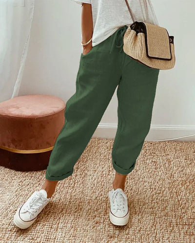 Lulu | Lichtgewicht broek
