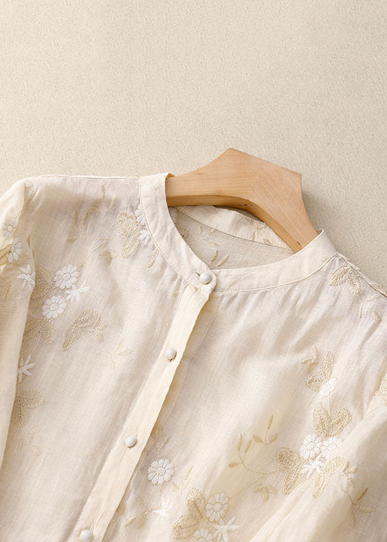 Madison | Elegante geborduurde blouse 