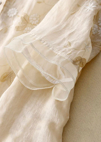 Madison | Elegante geborduurde blouse 