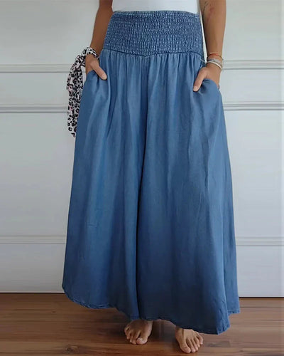 Miranda | Broek met elastische taille 