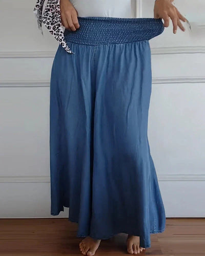 Miranda | Broek met elastische taille 