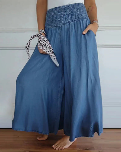 Miranda | Broek met elastische taille 