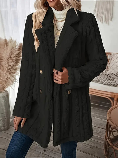 Noella | Winterjas met textuur 