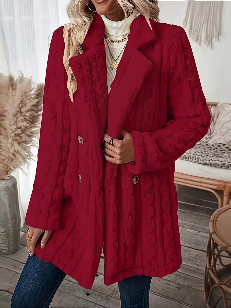 Noella | Winterjas met textuur 