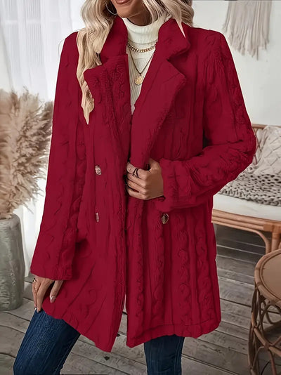 Noella | Winterjas met textuur 