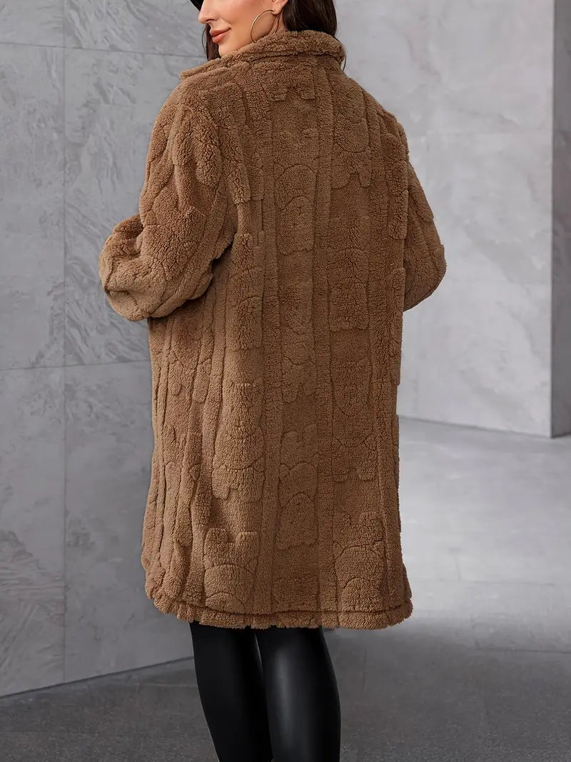 Noella | Winterjas met textuur 