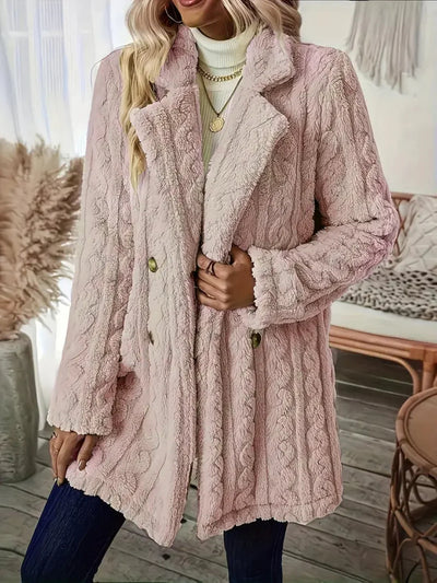 Noella | Winterjas met textuur 