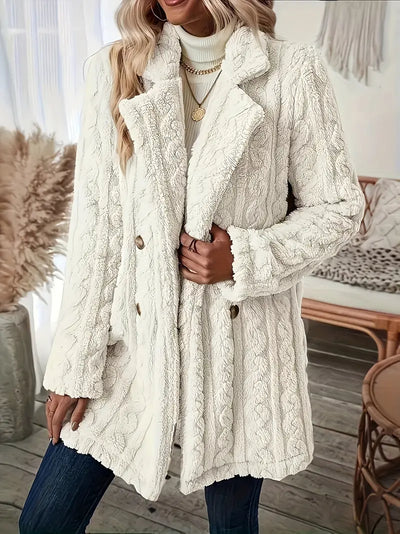 Noella | Winterjas met textuur 