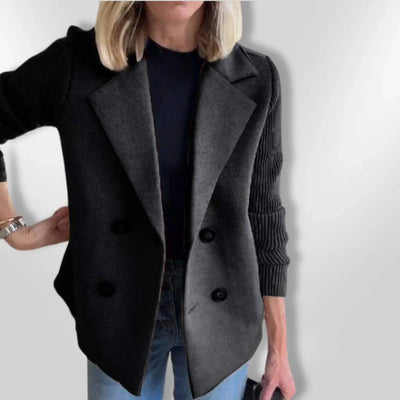 Savannah | Casual jas met knopen 