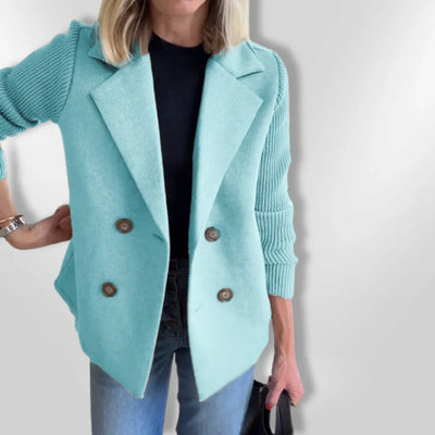 Savannah | Casual jas met knopen 