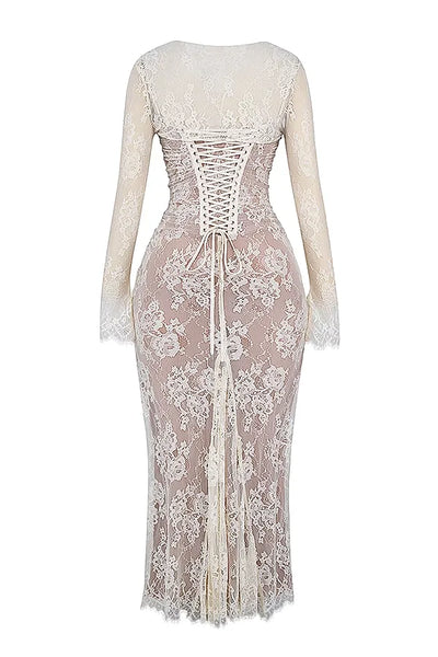 MAISIE MAXI DRESS - WHITE