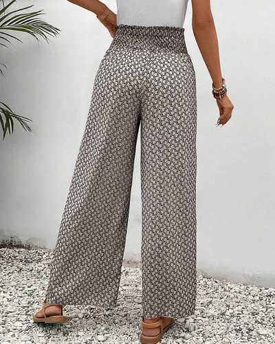 Siena | Relaxte broek met wijde pijpen 